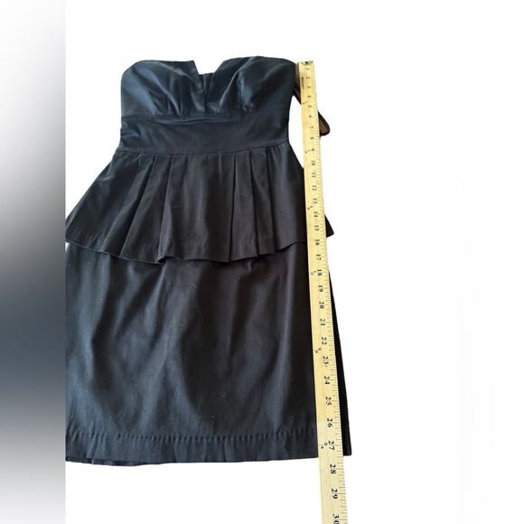 B.SMART | NWT Elegant Black Strapless Peplum Dress size 4 [08] - Picture 9 of 9